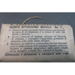 Pacchetto anitivescicolare antigas Mod.41 Regio Esercito