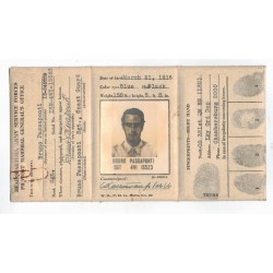 Tessera di riconoscimento di un soldato italiano POW Prisoner of War