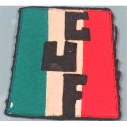 Fregio da petto in panno tipo Lenci GUF Gruppi Universitari Fascista