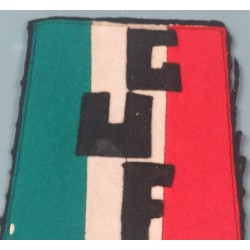 Fregio da petto in panno tipo Lenci GUF Gruppi Universitari Fascista