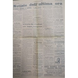 Raro ! Giornale edito ad Addis Abeba "Giornale di Addis Abeba" 1936