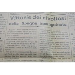 Raro ! Giornale edito ad Addis Abeba "Giornale di Addis Abeba" 1936