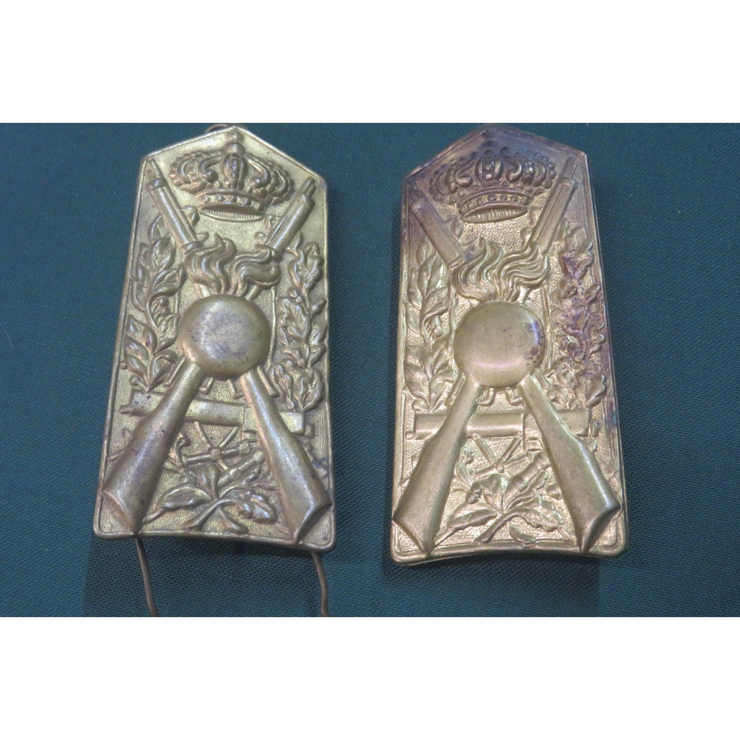 Contro spalline a placca da truppa anni 20 Fanteria