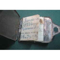 Porta piastrino soldato italiano 1a guerra mondiale