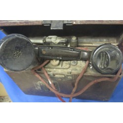 Coppia di telefoni da campo tedeschi 2a guerra mondiale