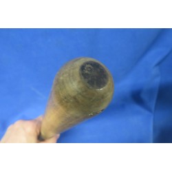 Manganello sfollagente in legno a ed anima in metallo anni 40/50