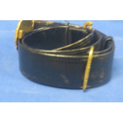 Black leather belt for the black Saharan Great Uniform.