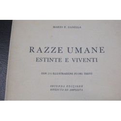 Libro RAZZE UMANE Estinte e Viventi 2a edizione Sansoni edizioni