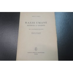 Libro RAZZE UMANE Estinte e Viventi 2a edizione Sansoni edizioni