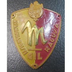 Scudetto AVANGUARDISTI GIL Ragusa modello in bachelite