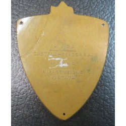 Scudetto AVANGUARDISTI GIL Ragusa modello in bachelite