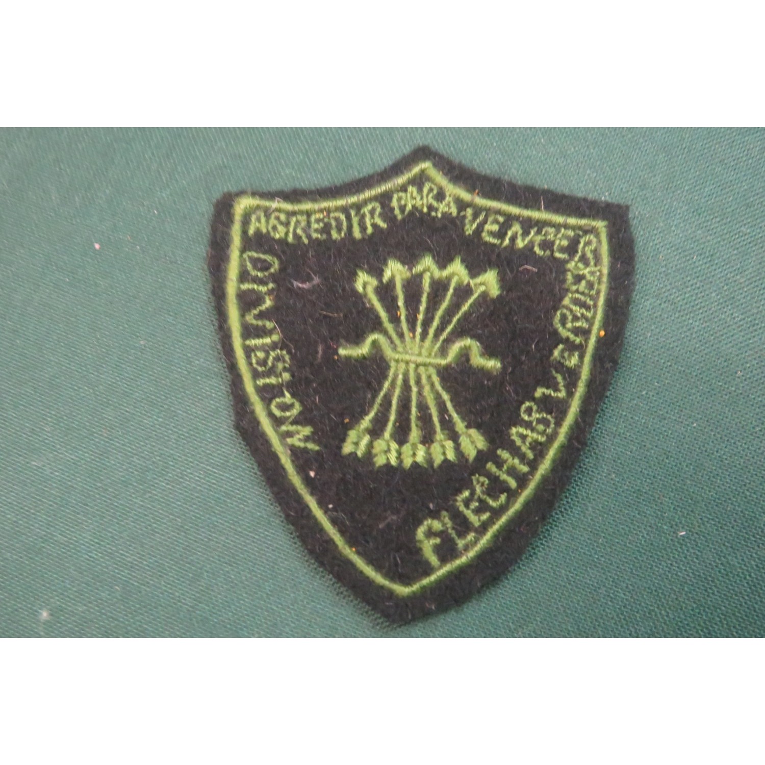 Scudetto Division FLECHAS VERDES Guerra di Spagna