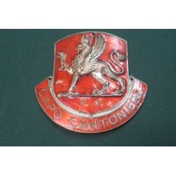 Splendido scudetto da braccio CAPO CANTONIERE
