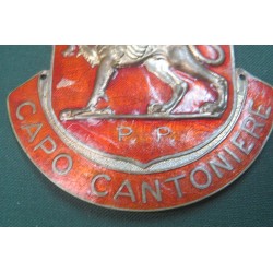 Splendido scudetto da braccio CAPO CANTONIERE