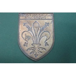 Raro scudetto Raduno Motociclistico Raduno del Fiore Firenze 1934