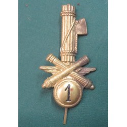 Fregio da berretto 1a Legione DICAT in lamierino