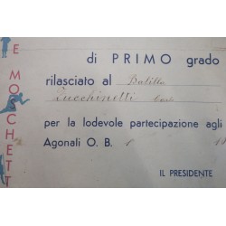 Diploma Opera Balilla