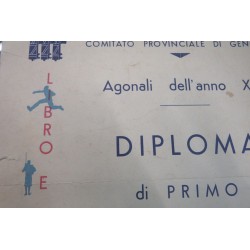 Diploma Opera Balilla