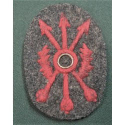 Fregio da bustina Volontati Gruppo "T"  Tunisia 2a guerra mondiale