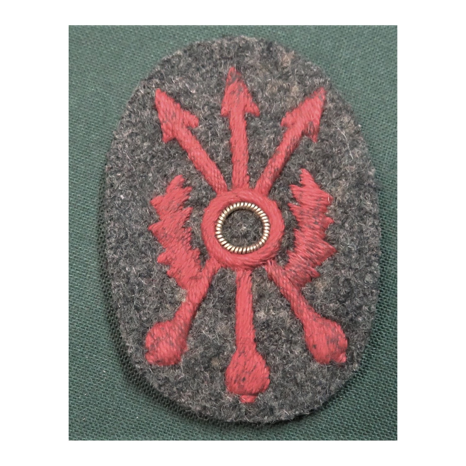 Fregio da bustina Volontati Gruppo "T"  Tunisia 2a guerra mondiale