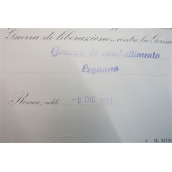 Esercito del Sud Gruppo di Combattimento LEGNANO Diploma d Onore