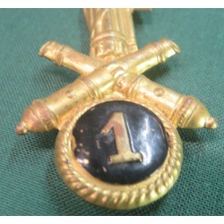 Fregio da berretto Artiglieria della Milizia 1a Legione