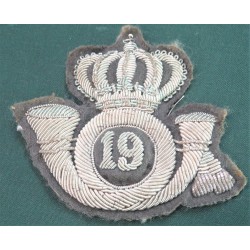 Spettacolare fregio da Ufficiale 19° Rgt Cavalleggeri e Guide  pre 1934