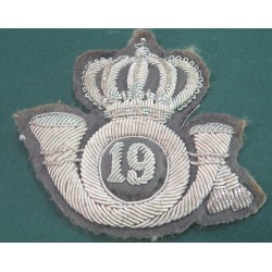 Spettacolare fregio da Ufficiale 19° Rgt Cavalleggeri e Guide  pre 1934