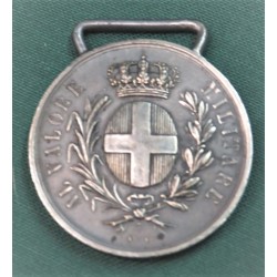 Medaglia in Argento al Valor Militare  Regia Zecca vergine , non incisa