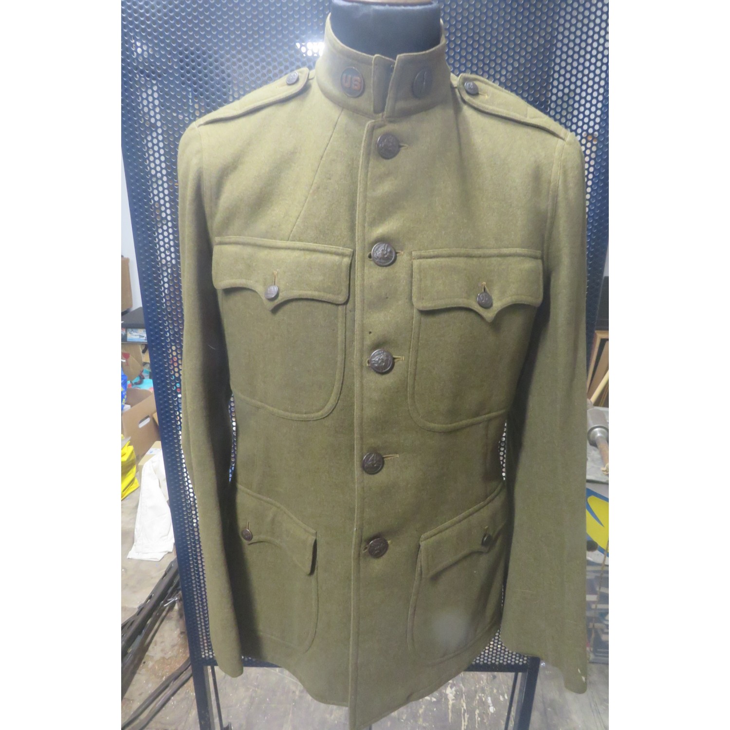 Uniforme in panno da truppa 1a guerra mondiale Us Air Force