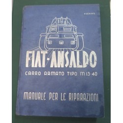 Manuale Carro Armato FIAT ANSALDO M13-40