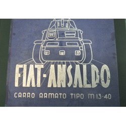 FIAT ANSALDO M13-40 Tank Manual
