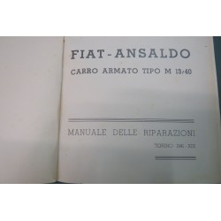 Manuale Carro Armato FIAT ANSALDO M13-40