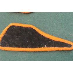 Coppia di mostrine in panno da truppa Artiglieria Regio Esercito