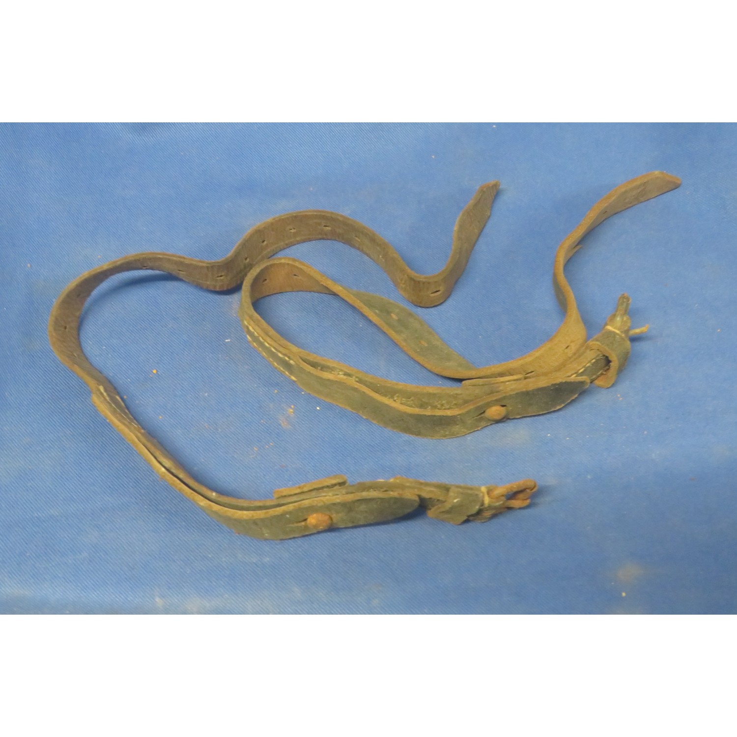 Coppia di cinghie da affardellamento per il basto tedesco 2a guerra mondiale