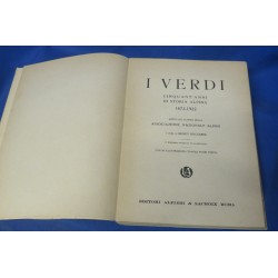 Libro  I VERDI Cinquant anni di Storia Alpina 1872 1922 Editori Alfieri & Lacroix