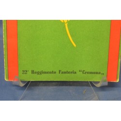 Libro Storia del 22° Rgt. Fanteria "CREMONA"