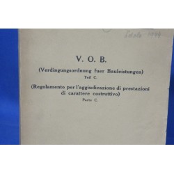 Libro bilingue italiano tedesco Organisation TODT Regolamenti Tecnici per Costruzioni