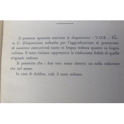 Libro bilingue italiano tedesco Organisation TODT Regolamenti Tecnici per Costruzioni