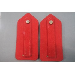 Coppia di spalline a placca in metallo da Ufficiale Inferiore Rgt. Fanteria