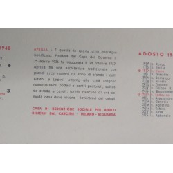 Calendario  1940 L Agro Pontino Redento