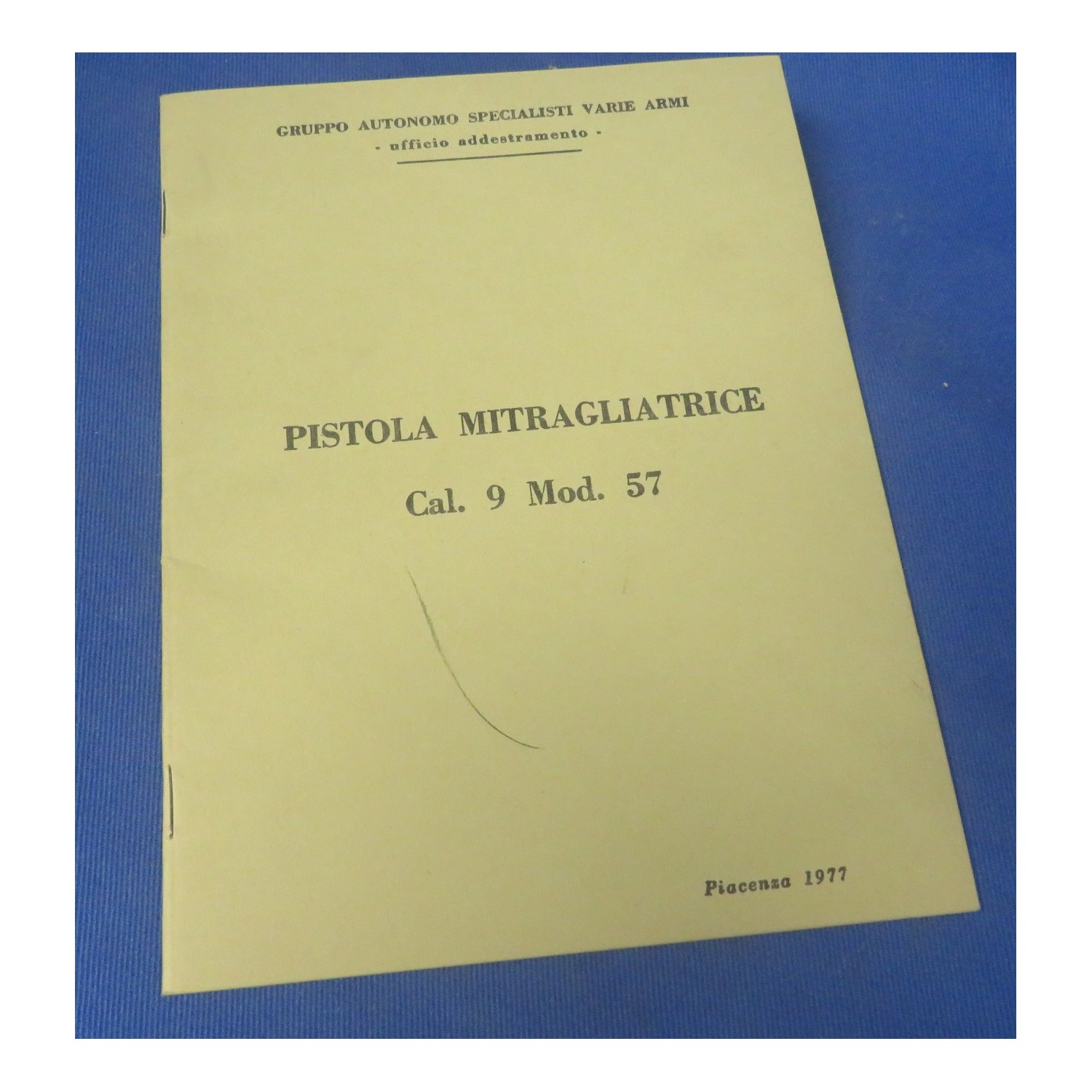 M57 submachine gun technical manual book