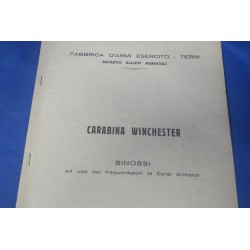 Weapons Factory Terni Manual Book Winchester M1 Carbine 1970