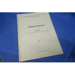 Weapons Factory Terni Manual Book Winchester M1 Carbine 1970