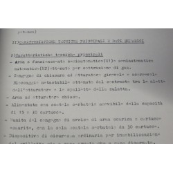 Libro manuale Fabbrica Armi Terni Carabina Winchester M1 1970