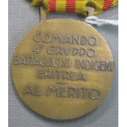 MERIT Bronze medal  4 ° Eritrean Indigenous Battalion Group