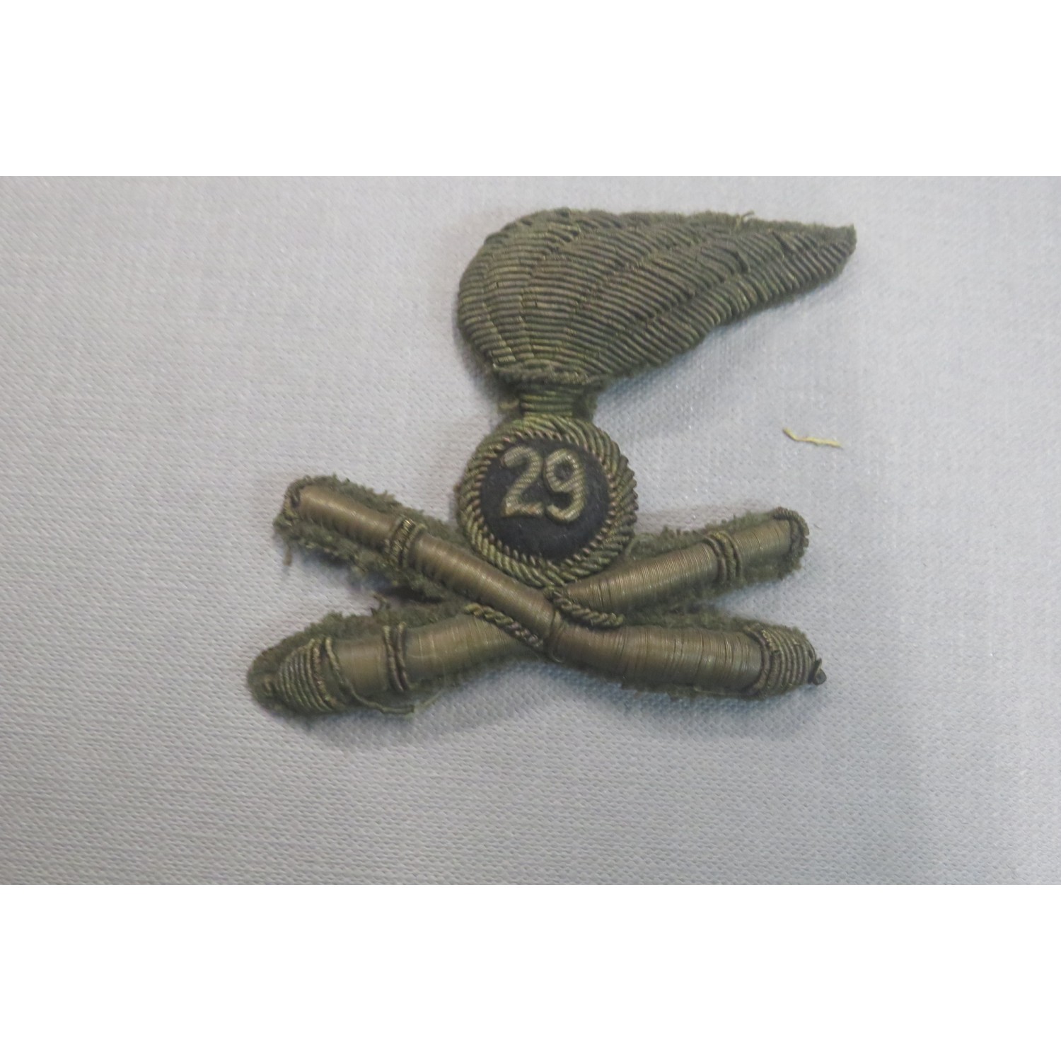 Fregio per copricapo da ufficiale 23° Rgt Artiglieria 1895