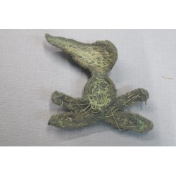 Fregio per copricapo da ufficiale 23° Rgt Artiglieria 1895