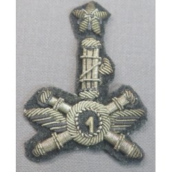 Rare headgear badge from DICAT anti-aircraft militia non-commissioned officer