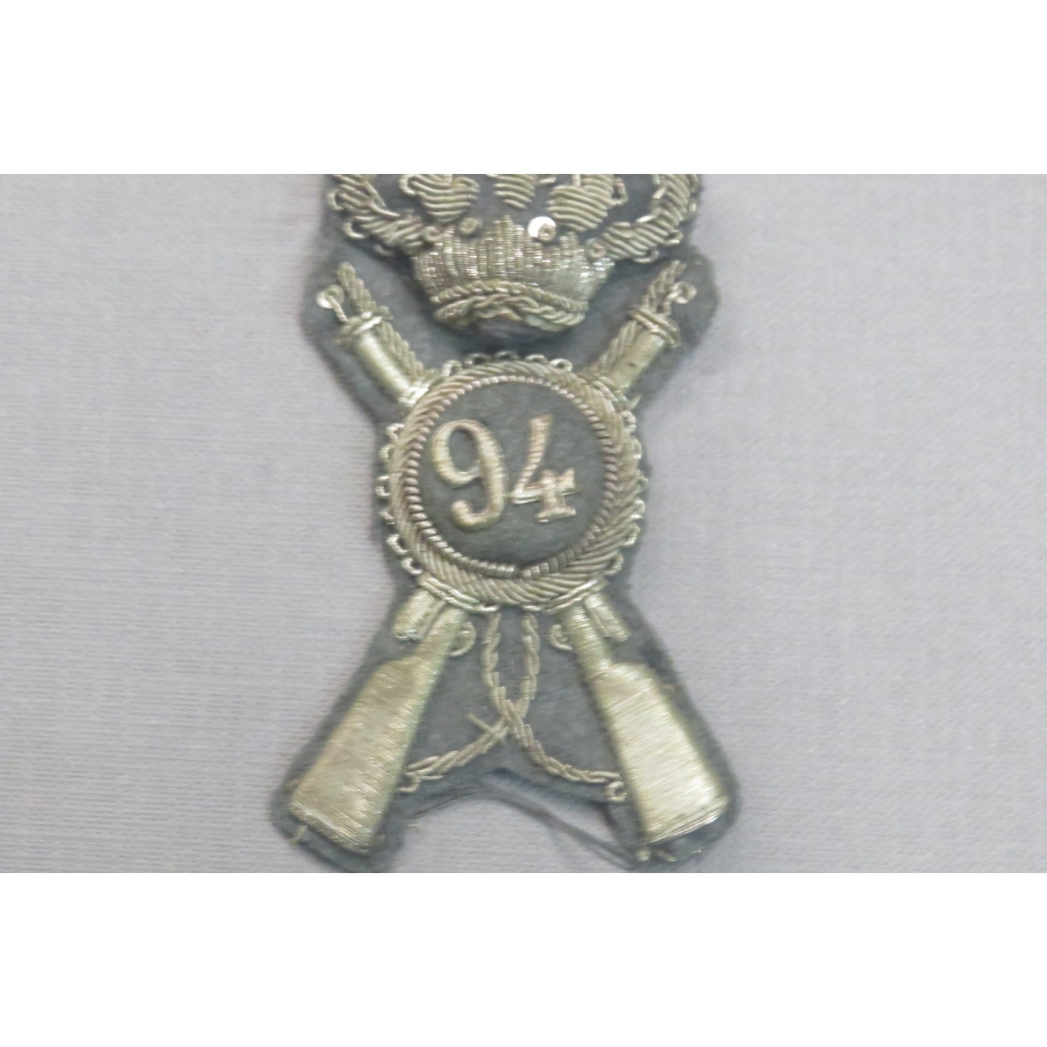 Hat front badge for officer headdress 94 ° Infantry "MESSINA"